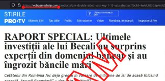 Atenție: știri false, pe site-uri care copiază identitatea vizuală a unor instituții de presă!
