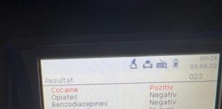 În miez de noapte, la plimbare cu mașina, după ce a consumat cocaină