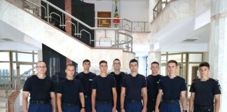 Stagiu de practică la IJJ Vrancea pentru 9 elevi ai Școlii de Subofițeri Jandarmi