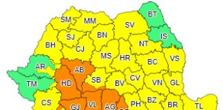 Avertizare meteo: ploi însemnate cantitativ până la ora 22.00