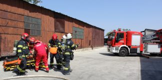 FOTO Exerciții tactice derulate de pompierii vrânceni