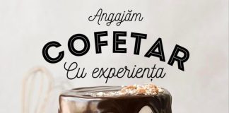 Se caută cofetar cu experiență