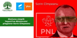 Forța Dreptei a depus ȋmpreună cu USR moţiunea simplă “România Educată să fure. Sorin Cîmpeanu face şcoala de ruşine”