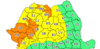 Cod galben de instabilitate atmosferică și vânt în zona de munte
