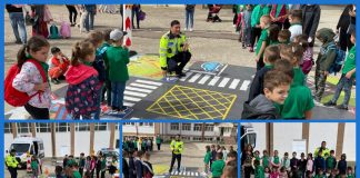 FOTO Lecții de educație rutieră la Școala ”Oana Diana Renea”