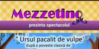 Reprezentații pentru copii la Teatrul Municipal Focșani, în luna noiembrie