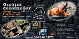 Ospățul ceaunelor, vineri seară, la Hora Miresei