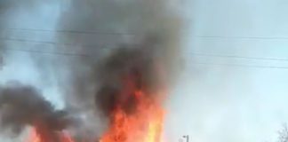 Incendiu în comuna Bolotești