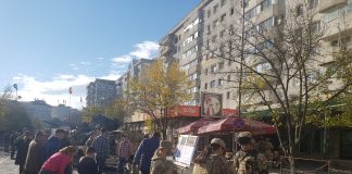 Expoziție de tehnică militară în centrul Focșaniului
