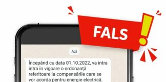 Atenție: mesaje false transmise în numele unui furnizor de energie!