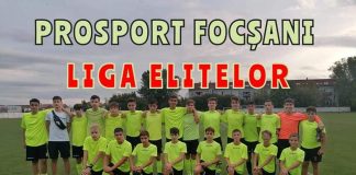 Micii fotbaliști de la Prosport Focșani debutează duminică în Liga Elitelor