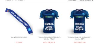 Magazin online pentru articole sportive ale echipei de handbal CSM Focșani 2007 2007