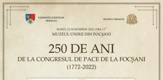 Două secole și jumătate de la Congresul de pace de la Focșani