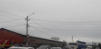 ULTIMA ORĂ Ciocnire în trafic pe E85, la intrarea în Golești dinspre Focșani