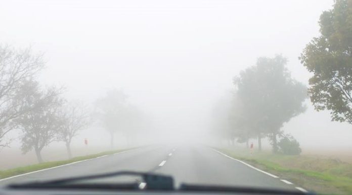 Ceață în mare parte din județ
