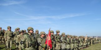 Militarii Brigăzii 282 ”Unirea Principatelor”, exercițiu multinațional complex la Cincu