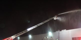 FOTO Exercițiu complex al forțelor ISU Vrancea la Focșani Mall / A fost simulată o intervenție la un incendiu la centrul comercial