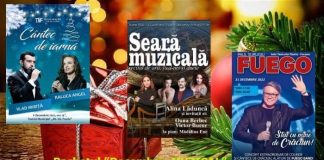 Ofertă promoțională pentru 3 concerte la Teatrul Focșani, în luna decembrie