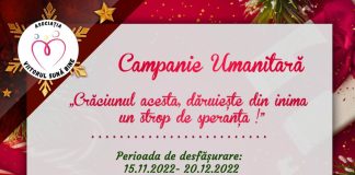 Campanie umanitară pentru Crăciun: Dăruind, vei dobândi!
