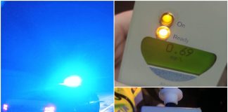 Bărbați prinși beți la volan, în zilele Crăciunului