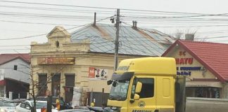 Accident în sensul giratoriu de la Obor