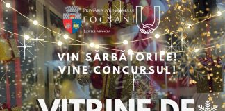 Firmele din Focșani sunt așteptate să se înscrie la concursul ”Vitrine de Crăciun” / Premiul întâi = 5.000 lei