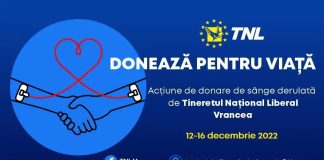 Acțiune de donare de sânge derulată de TNL Vrancea