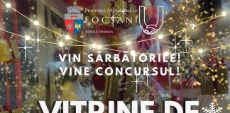 Agenții economici din Focșani sunt invitați la o nouă ediție a concursului „Vitrine de Crăciun”