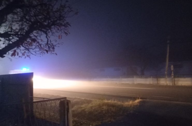 Cod galben de ceață în mare parte din județ