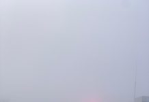 Ceață în zona joasă a județului