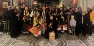 Cântec și emoție, în cinstea Zilei Naționale a României, cu românii din Franța și Corul Parohiei Irești