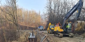 Se redeschide temporar circulația pe DJ205 E Vidra-Vizantea-Livezi