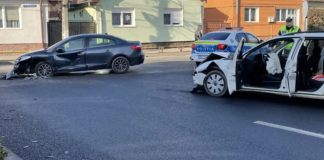 Un vrâncean beat a făcut accident în Sibiu și a fugit. A fost prins repede de polițiști și s-a ales cu dosar penal