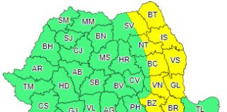 Cod galben de polei, în Vrancea, până mâine dimineață