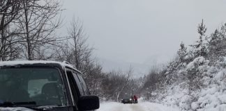 Viscol în zona de câmpie, strat subțire de zăpadă pe drumurile din județ / Drumarii intervin pentru deszăpezire
