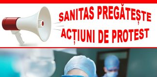 Sanitas anunță proteste, săptămâna viitoare, în fața Guvernului