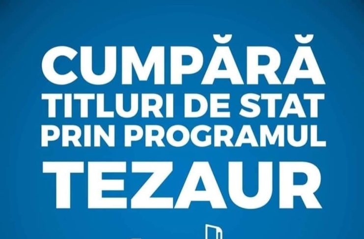 O nouă ediție de titluri de stat TEZAUR, cu dobânzi neimpozabile de până la 7,40%