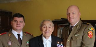 Veteran de război din Focșani, sărbătorit la împlinirea vârstei de 99 de ani