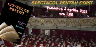Spectacol pentru copii, duminică, la Teatrul Municipal Focșani