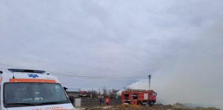 Bărbat carbonizat în propria casă