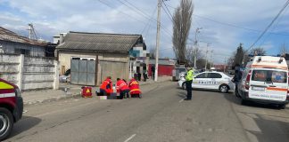 Pieton lovit de un autoturism, la Panciu