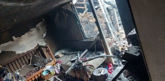 FOTO Gospodărie din Odobești, la un pas să fie mistuită de flăcări. Pagubele sunt mari