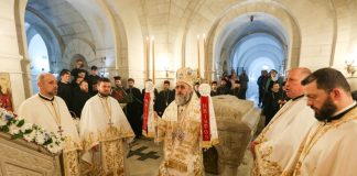 Slujbă de hram la capela Mausoleului Eroilor de la Mărășești