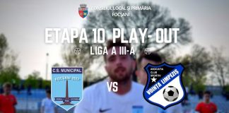 Fotbal: final de sezon pentru CSM Focșani 2007, pe teren propriu