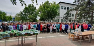 Ziua Internațională a Asistenților Medicali, sărbătorită în curtea Spitalului Județean Focșani