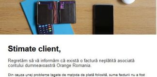 Falsuri în mediul online, cu însemnele companiei Orange