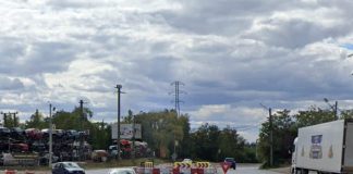 Important pentru cei care merg cu mașina spre București: se circulă cu restricții pe E85, înainte de Mărăcineni, județul Buzău