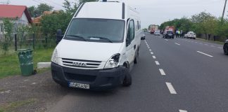 Mașină a Penitenciarului Focșani, implicată într-un carambol pe E85, în județul Buzău