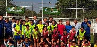 FOTO 60 de copii au participat la lansarea Proiectului Academia de Fotbal Social