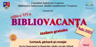 Copiii sunt așteptați la BiblioVacanța, în luna iulie